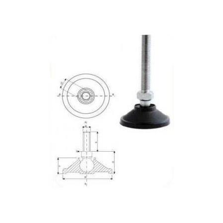 Mafsalli Plastik Oynar Başlı Makine Ayak