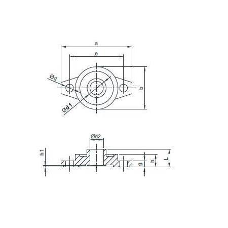 Ufl000 Rulmanlı Yatak Ø10 Mm