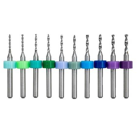 Mikro Matkap Ucu Seti 0.3 - 1,2 mm (10 parça)
