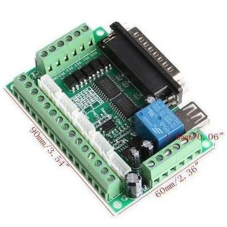 5 Eksen Mach3 Kontrol Kartı Lpt