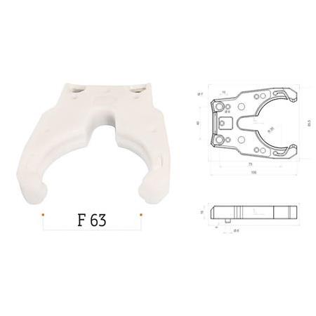 Hsk F63 Magazin Takım Tutucu Çatal Metalli