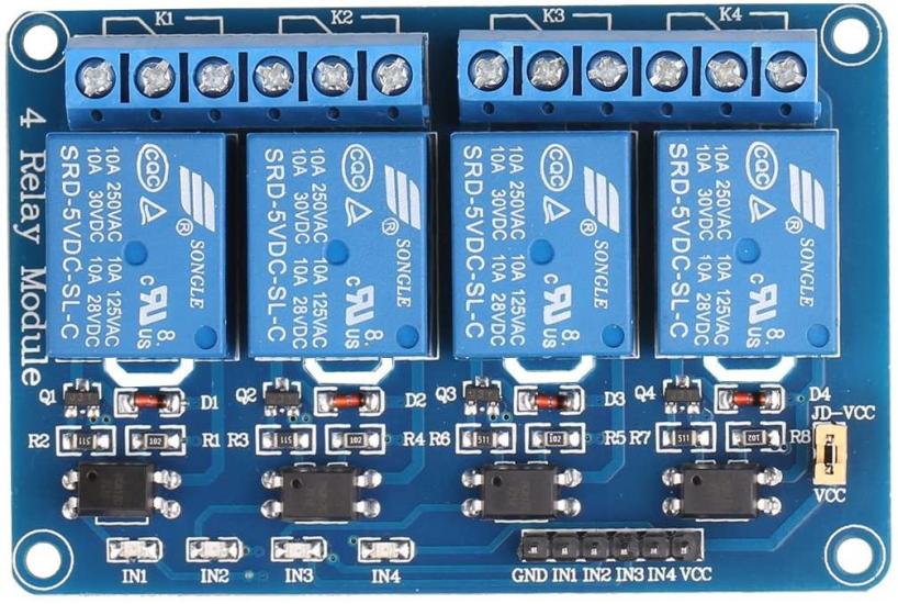 Relay Röle Modülü 5V X 4 Röle W / Opto-İzolasyon Fiyatları
