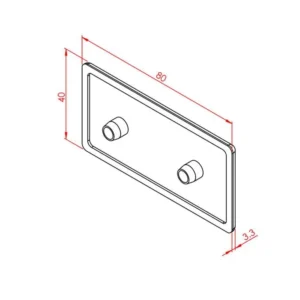 Profil Kapağı 40X80 K08