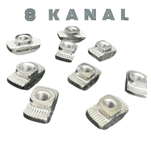 Tırtıllı Somun 30X30 M4 K8