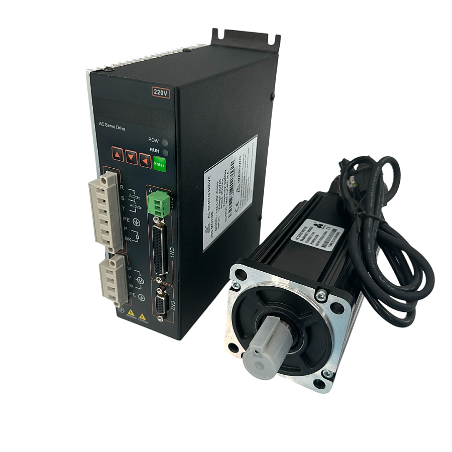750 watt Servo Motor Seti 80ST-M02430 T3L-L20F-RABN