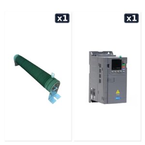 7,5 kW Spindle Motor Sürücüsü Frenleme Direnci + 7,5 kW 380V Motor Sürücü İnverter Seti