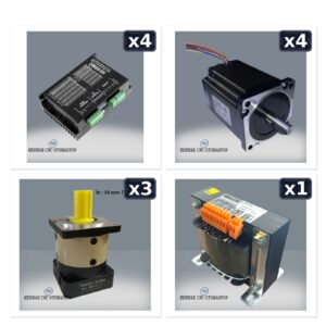 Step Motor Ve Sürücü Cnc Router Hazır Set