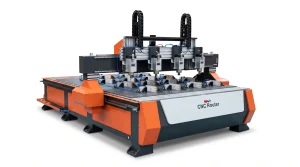 Alüminyum ve Kompozit Profil İşleme CNC Router 4200x2100 CNC Router 4 Kafalı Otomatik Havalı Mengeli