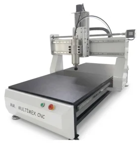 CNC Router 1500x800 M002 - 2,2 kW 24000 rpm GDZ Spindle ER32 Su Soğutmalı Sessiz, Çelik Profil Üzeri Ahşap Tabla