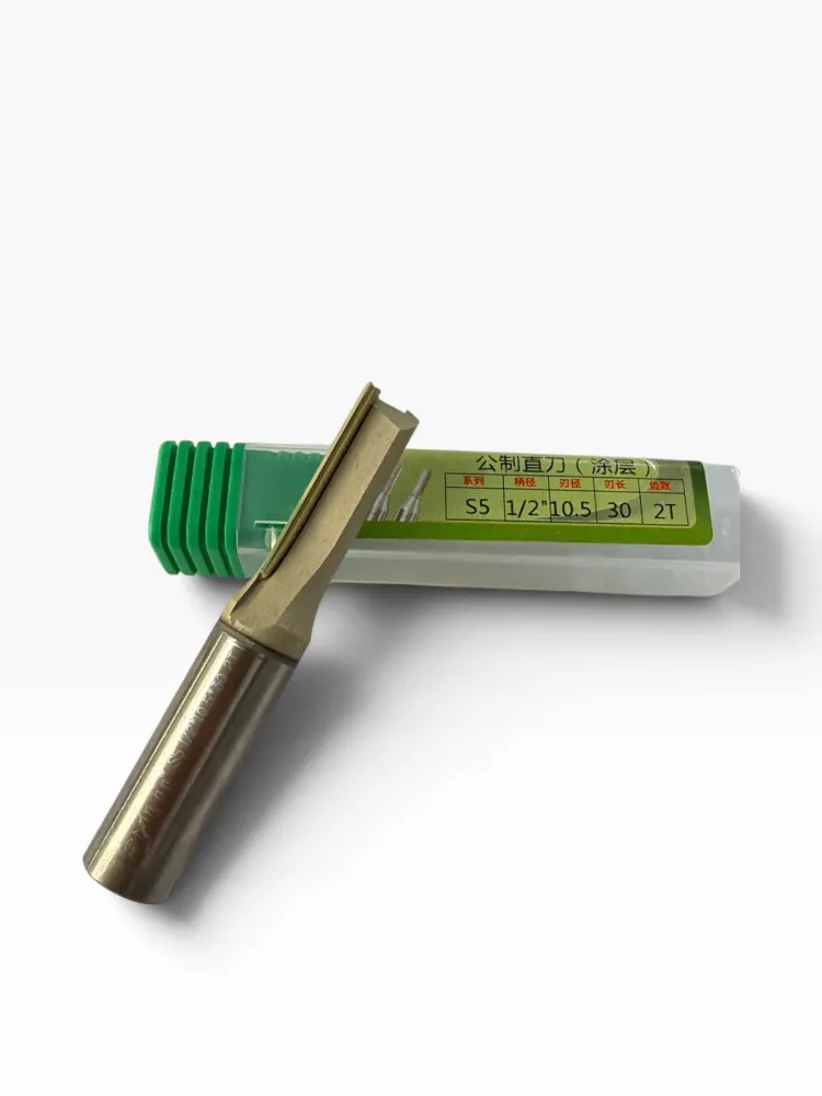 Karbür TiN Kaplı Jilet Freze S5 1/2" Sap Ø10.5 x 30 mm 2 Ağız