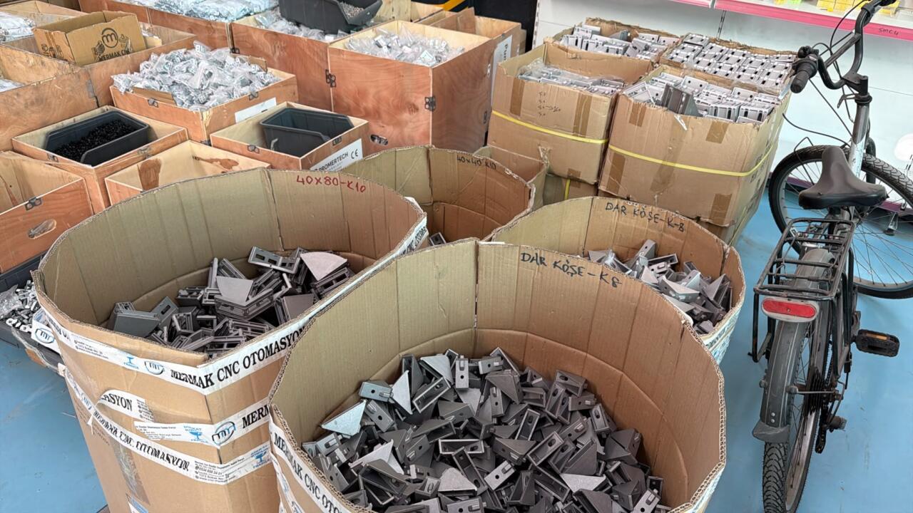 Mermak CNC bağlantı parçaları stoğu